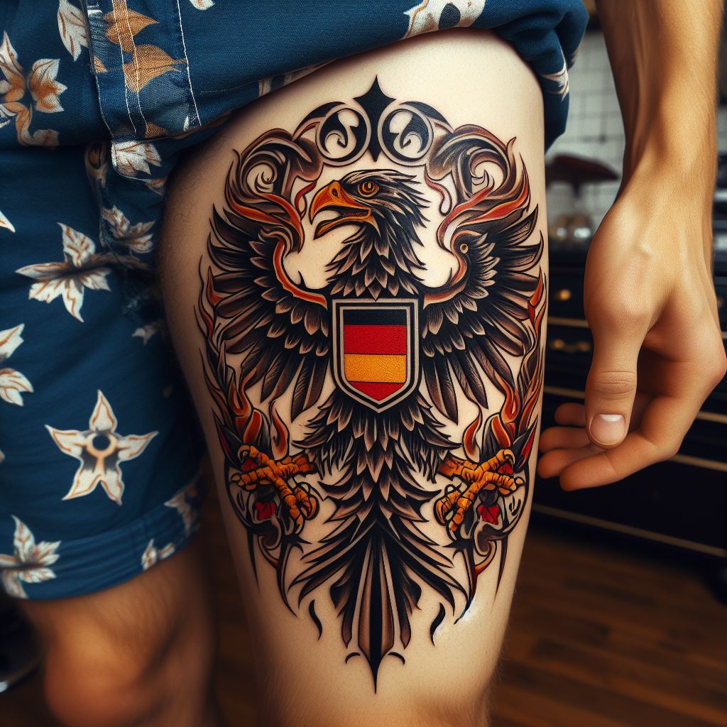 German Eagle Tattoo 14