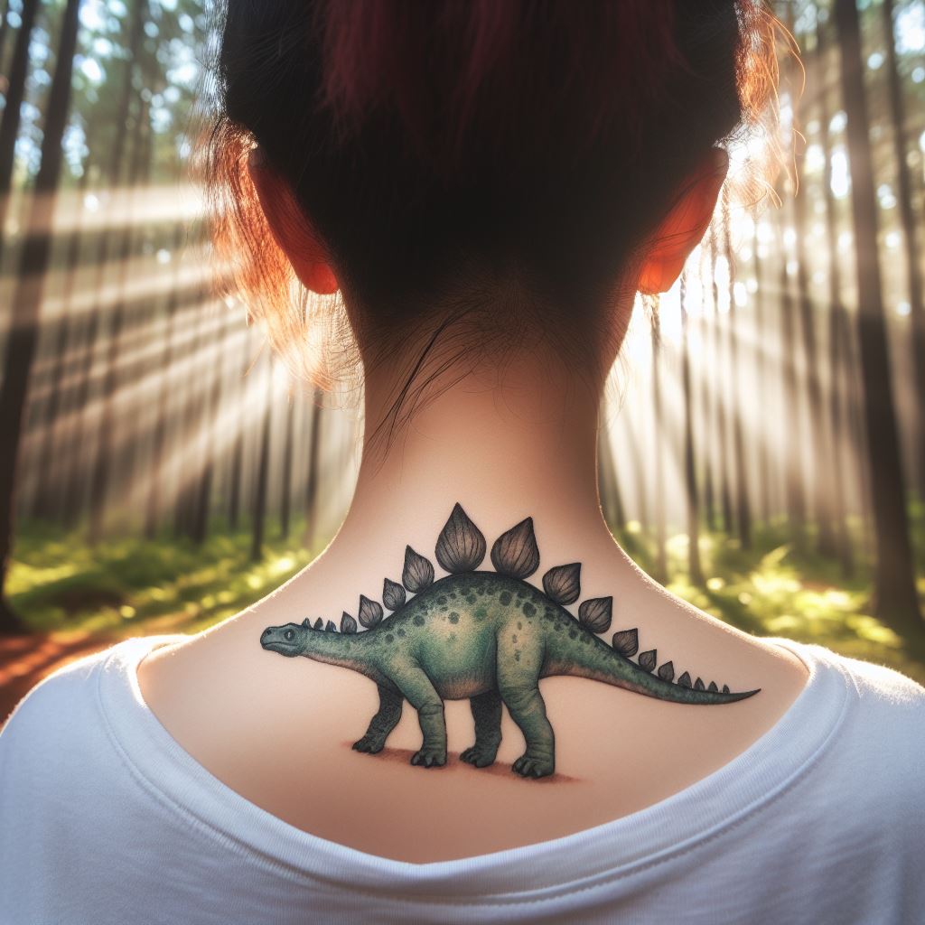 Stegosaurus Tattoo 10