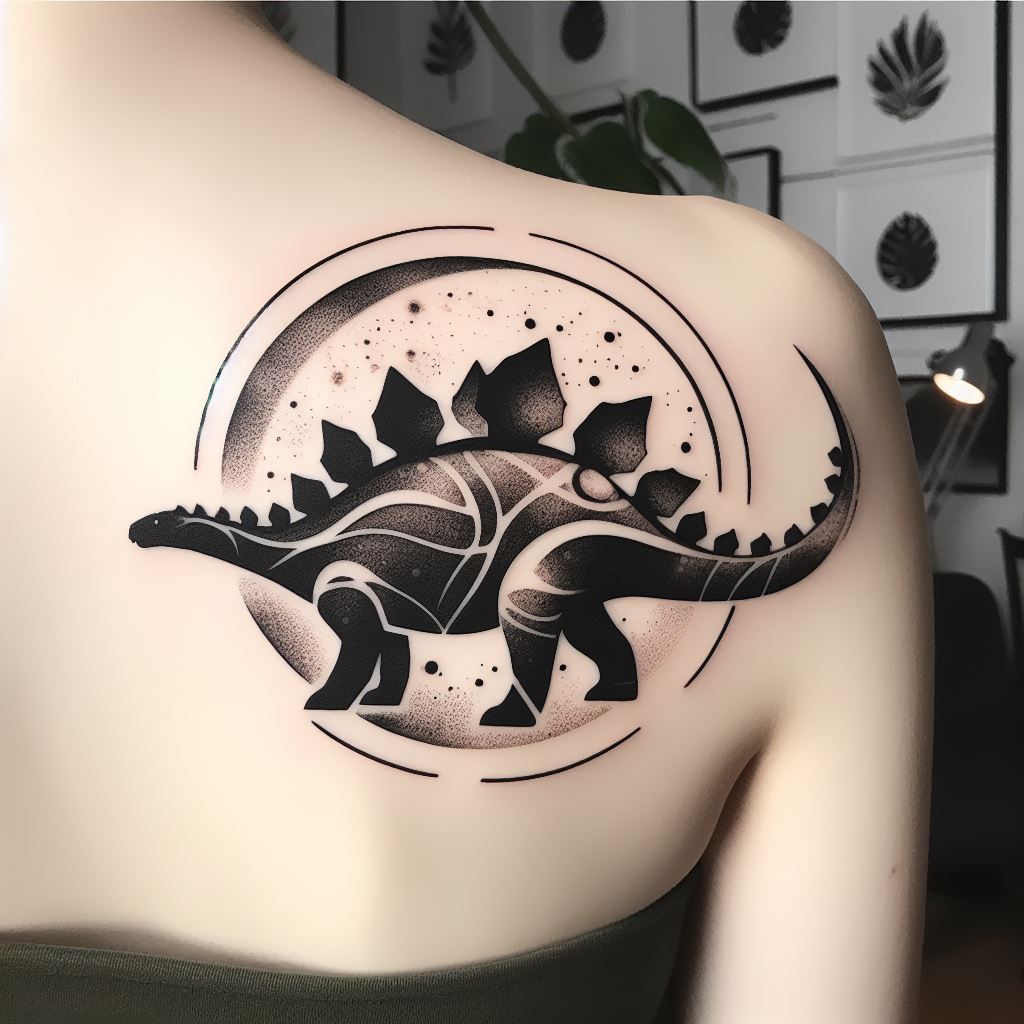 Stegosaurus Tattoo 19