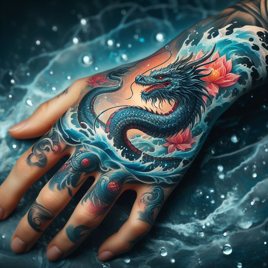 Water Dragon Tattoo 2