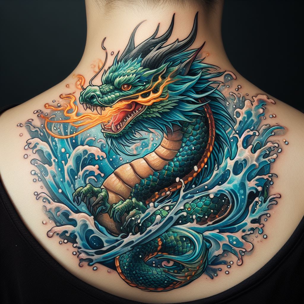 Water Dragon Tattoo 7