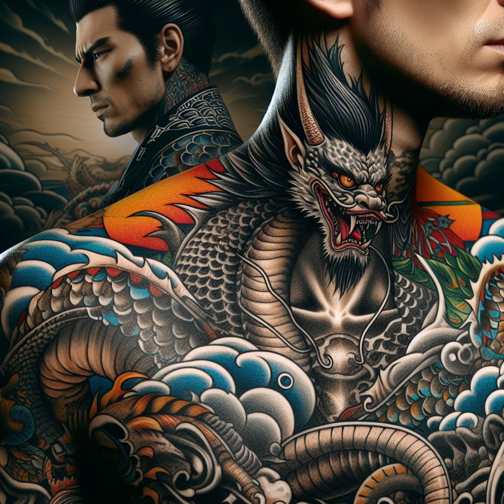 Yakuza Dragon Tattoo 12