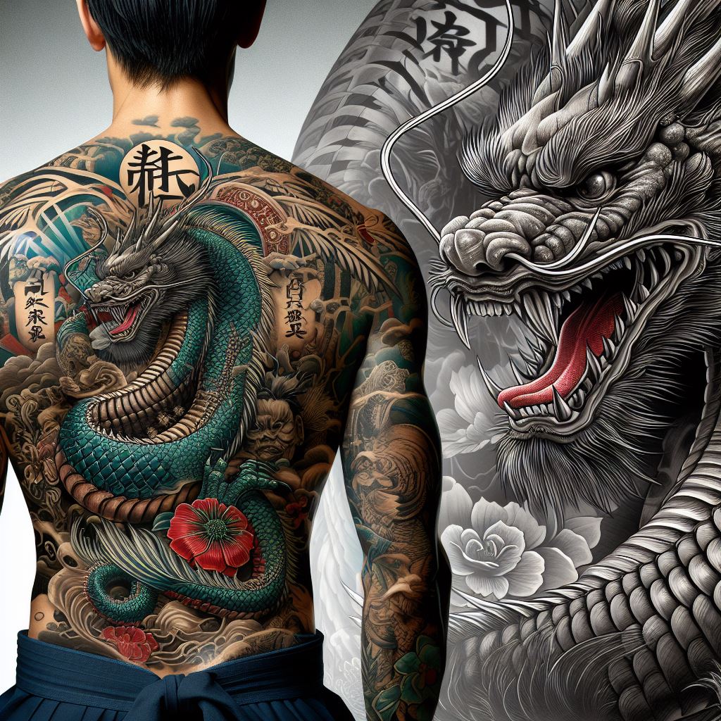 Yakuza Dragon Tattoo 8