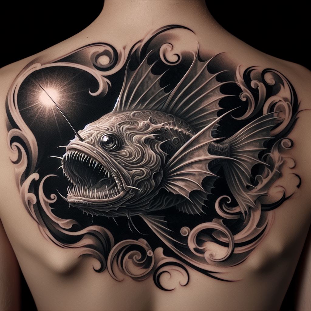 Angler Fish Tattoo 10