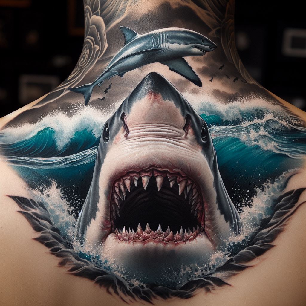 Great White Shark Tattoo 12