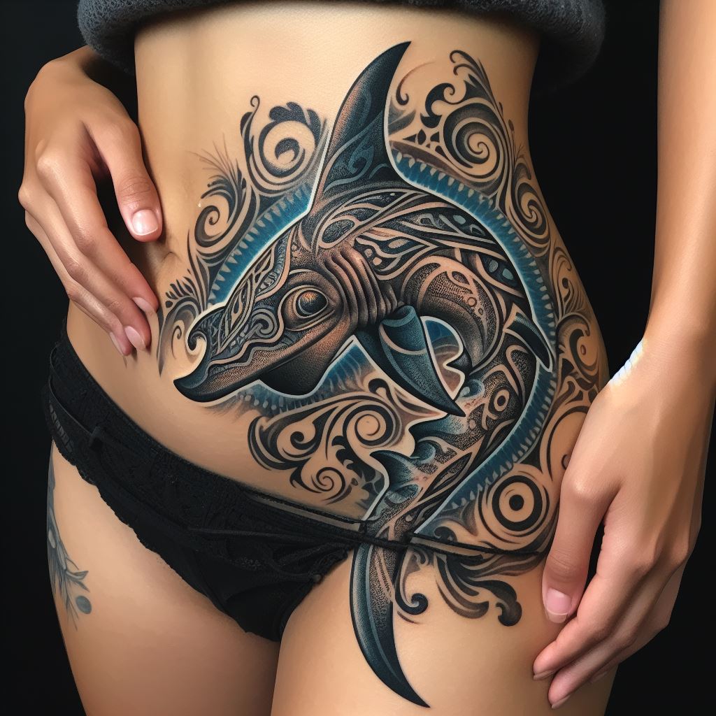 Hammerhead Shark Tattoo 12