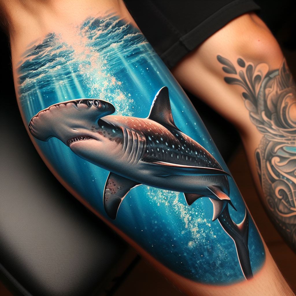 Hammerhead Shark Tattoo 15