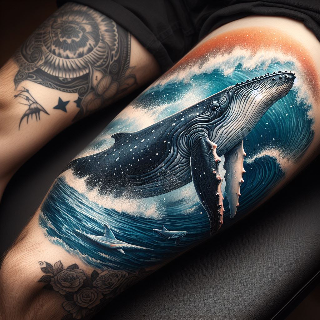 Humpback Whale Tattoo 6