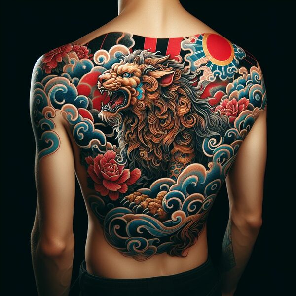 Japanese Lion - Your Own Tattoo Design: Custom Designs Crafted for ...