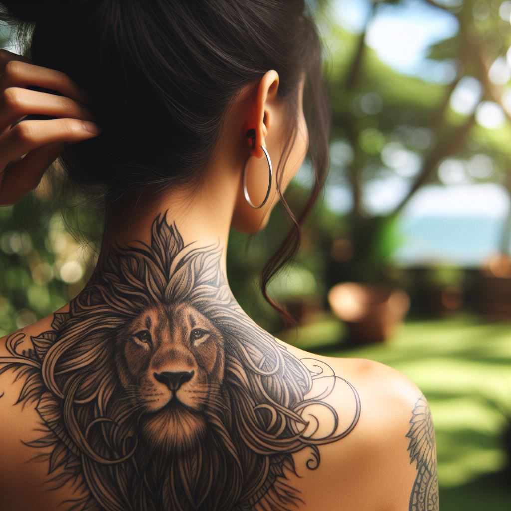 Lion Tattoo 12