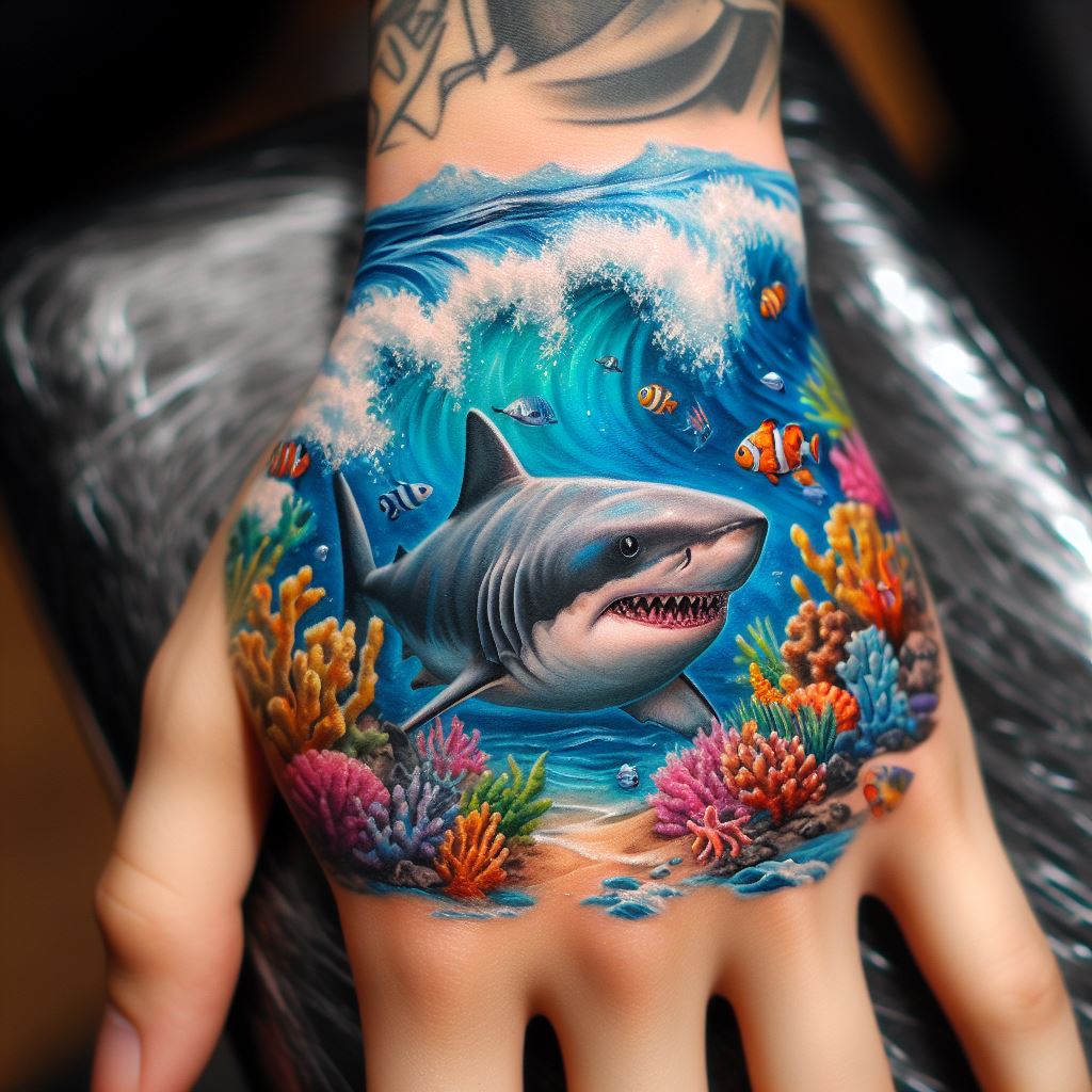 Small Shark Tattoo 3