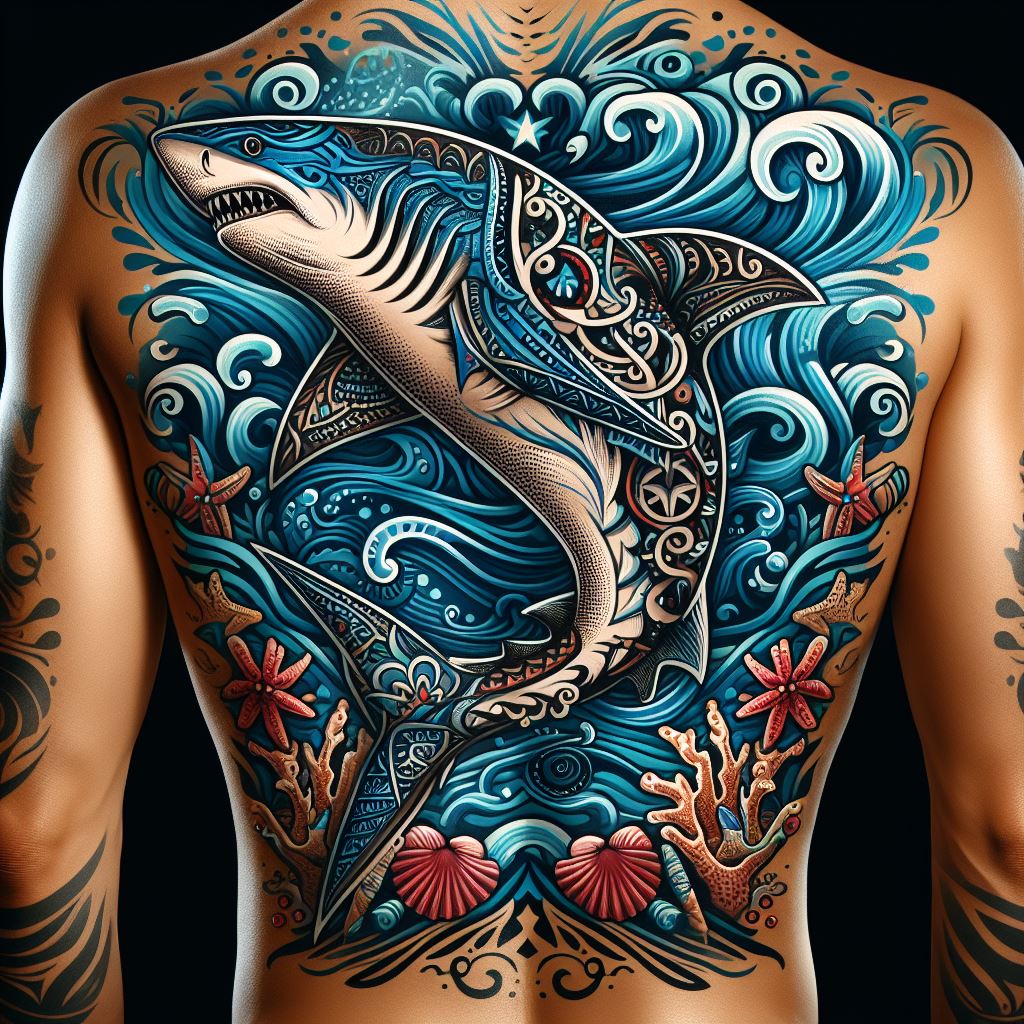 Traditional Shark Tattoo 3
