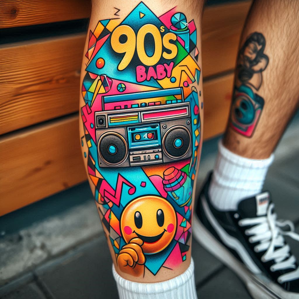 90s Baby Tattoo 5