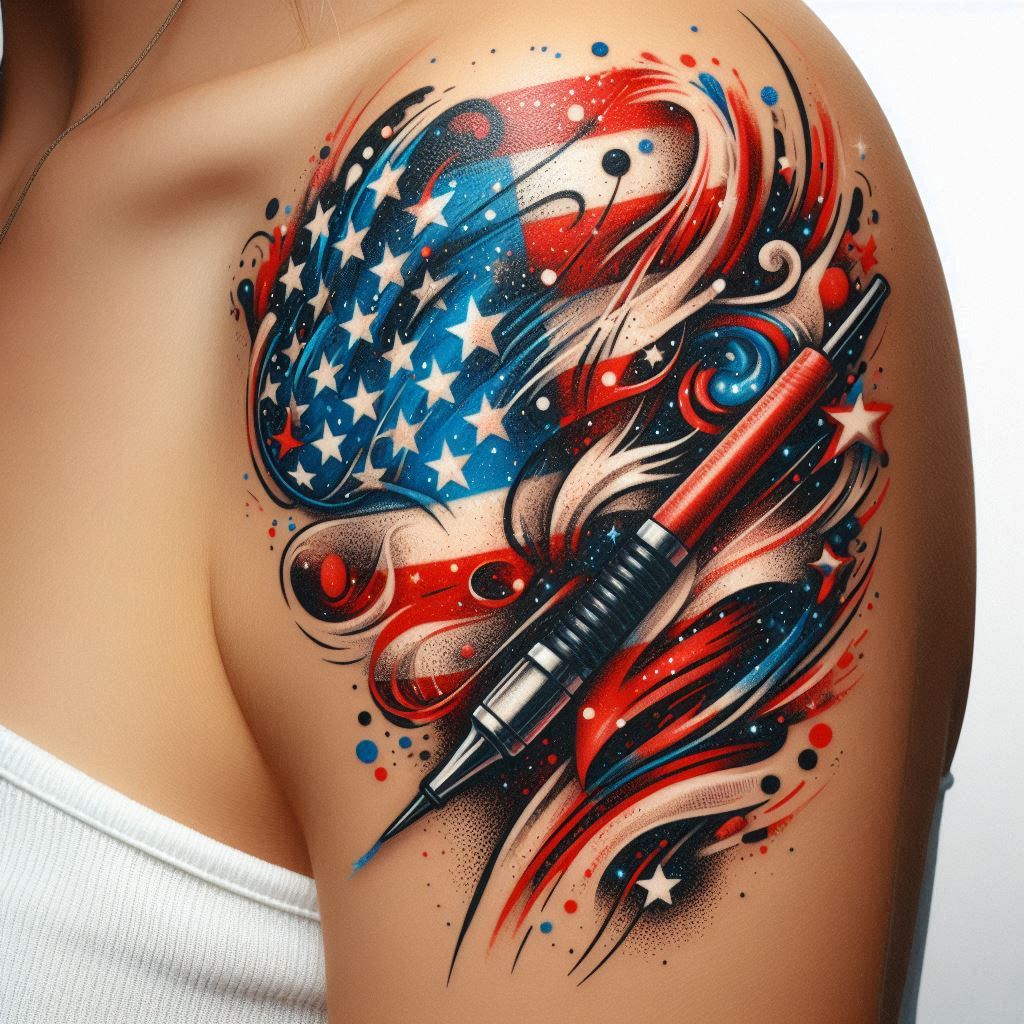 American Flag Tattoo 5