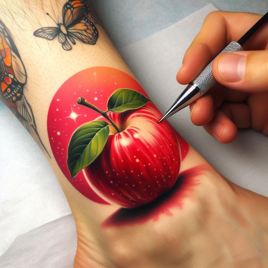 Apple Tattoo 16