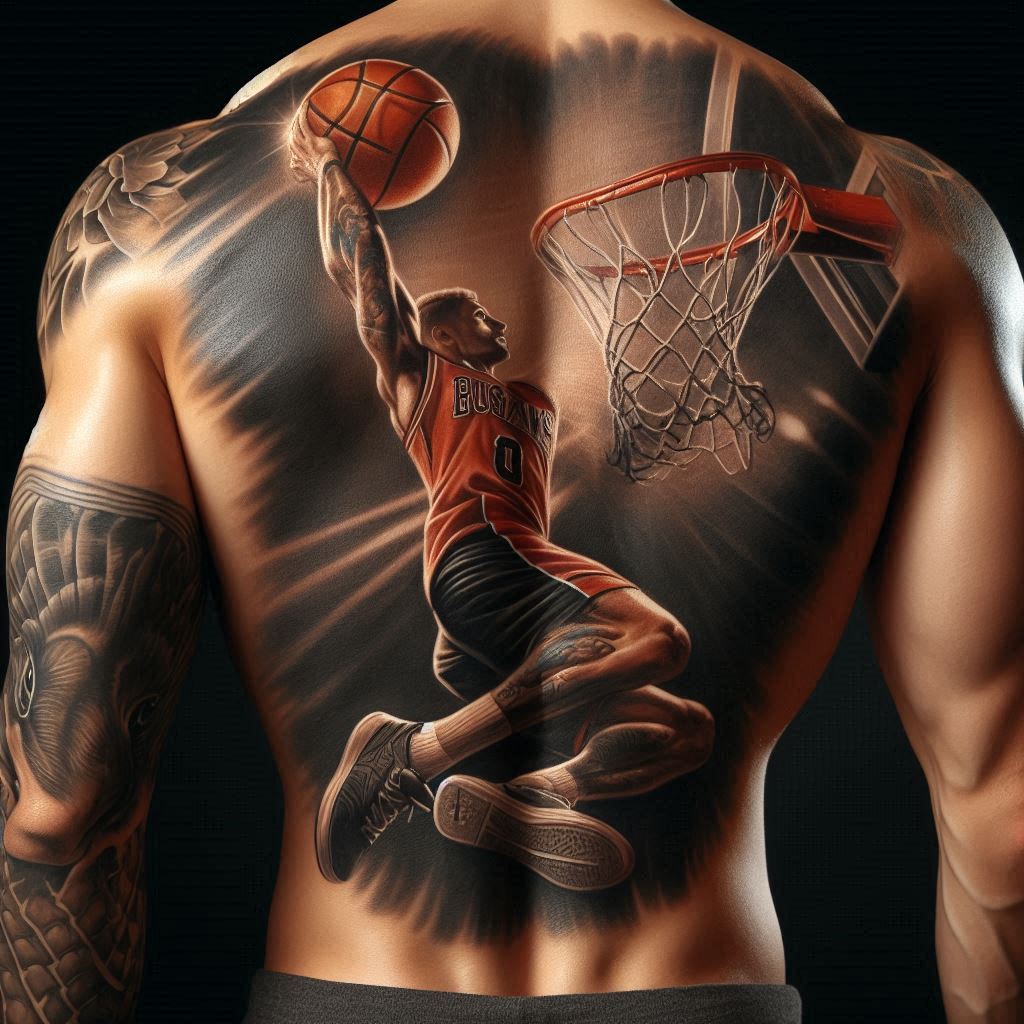 Basketball Tattoo 10