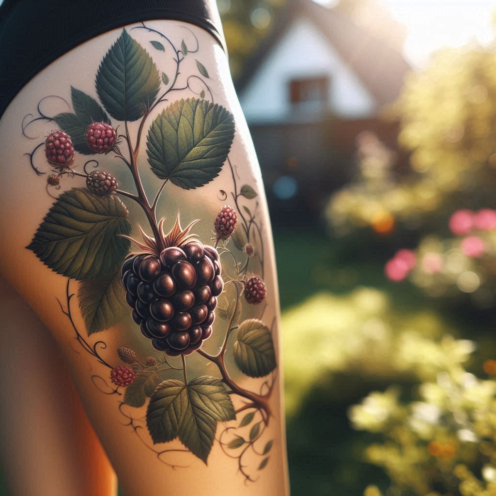 Blackberry Tattoo 14