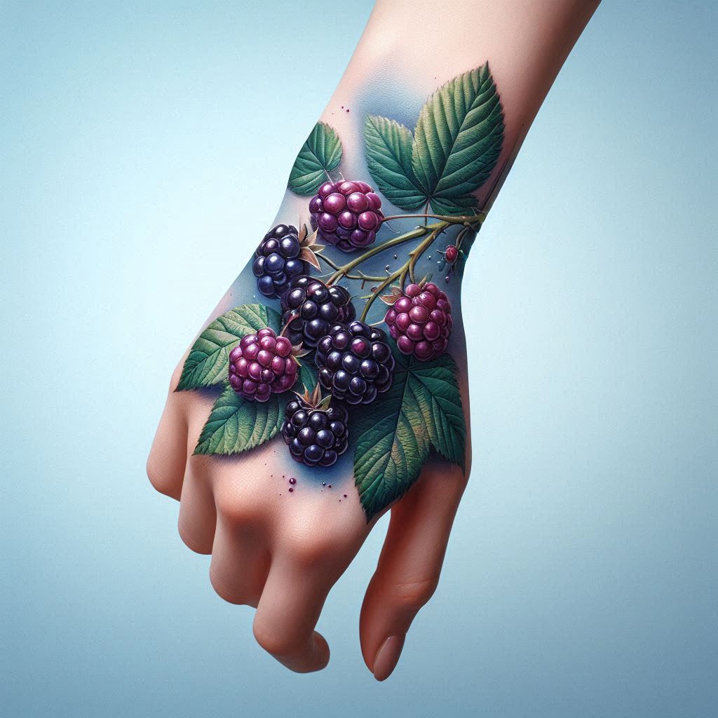 Blackberry Tattoo 2