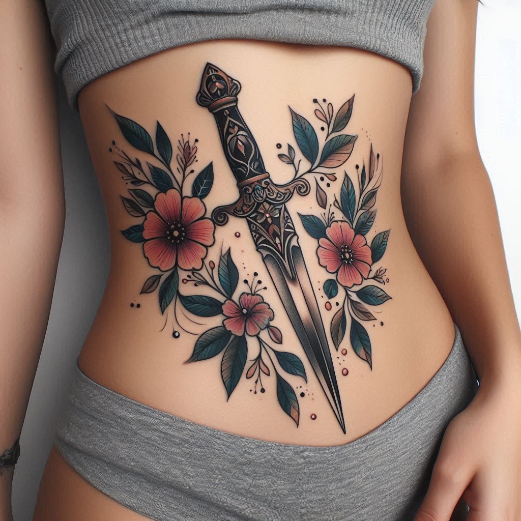 Dagger Tattoo 8