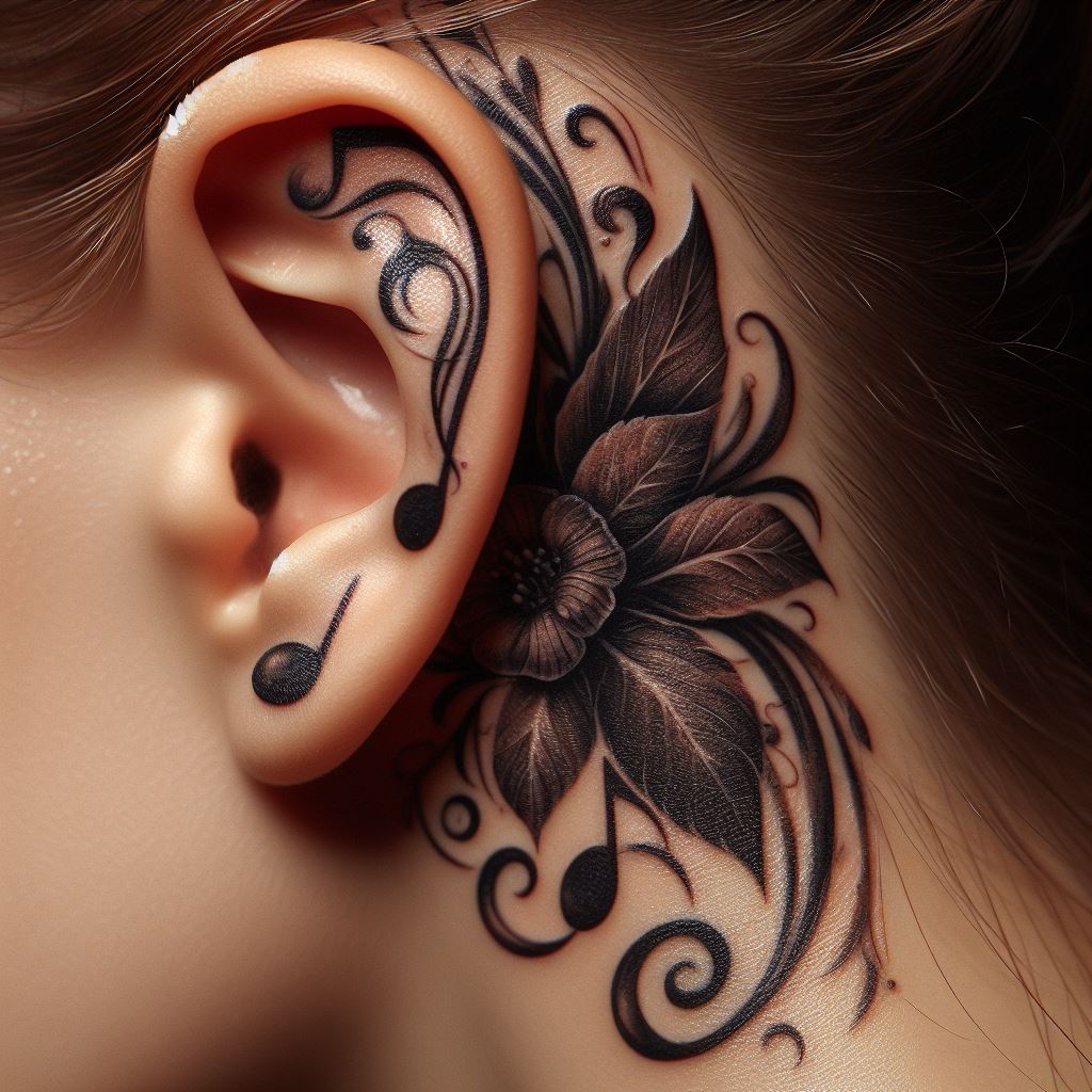 Ear Tattoo 7