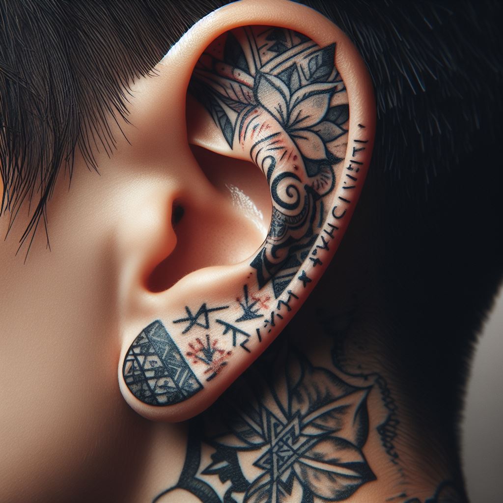 Ear Tattoo