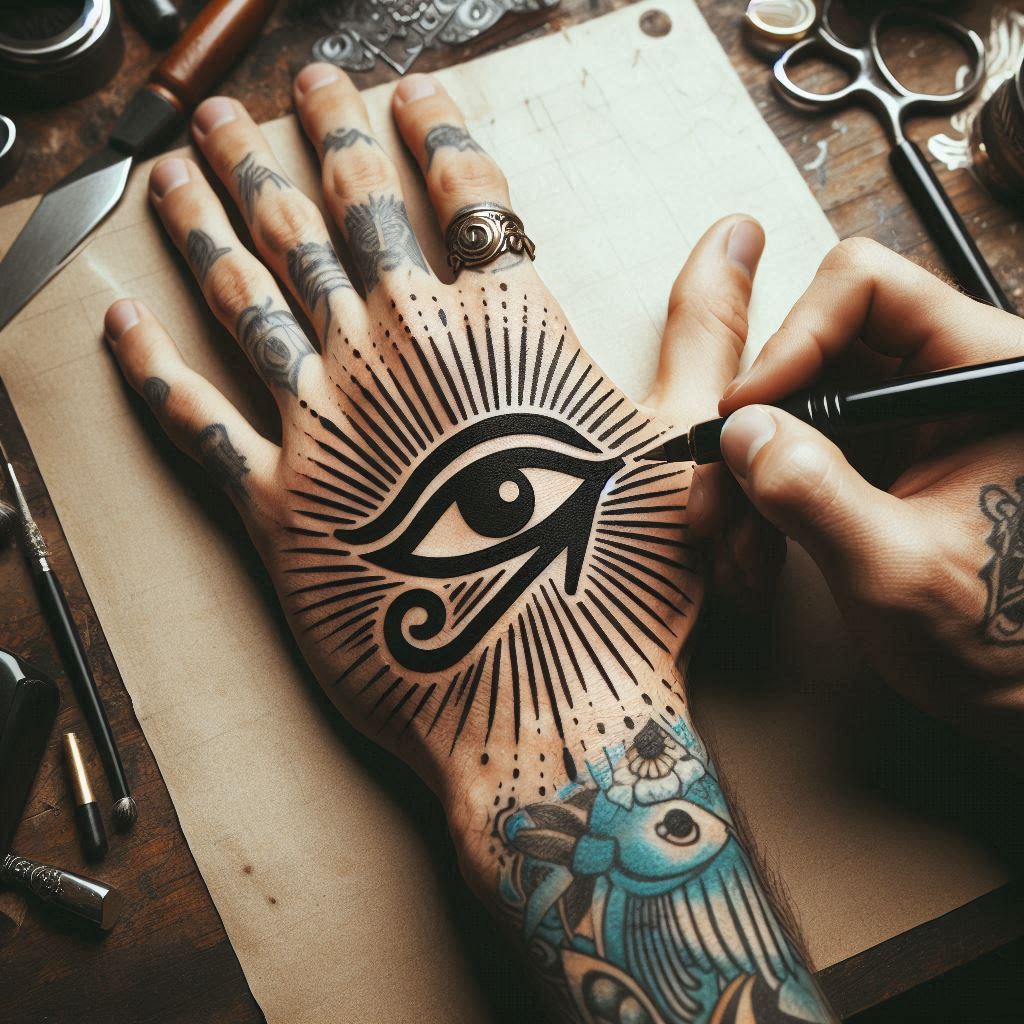 Eye Of Ra Tattoo 2