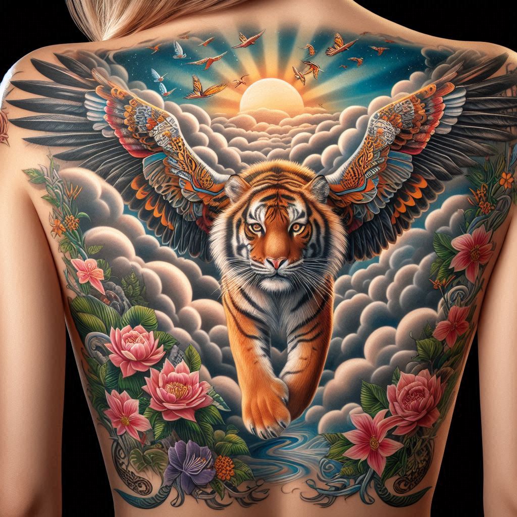 Flying Tiger Tattoo 10