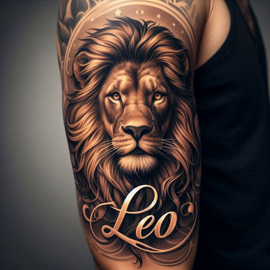 Leo Tattoo 4