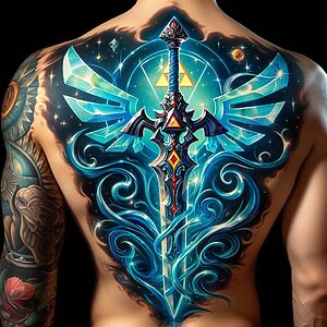 Master Sword Tattoo 9