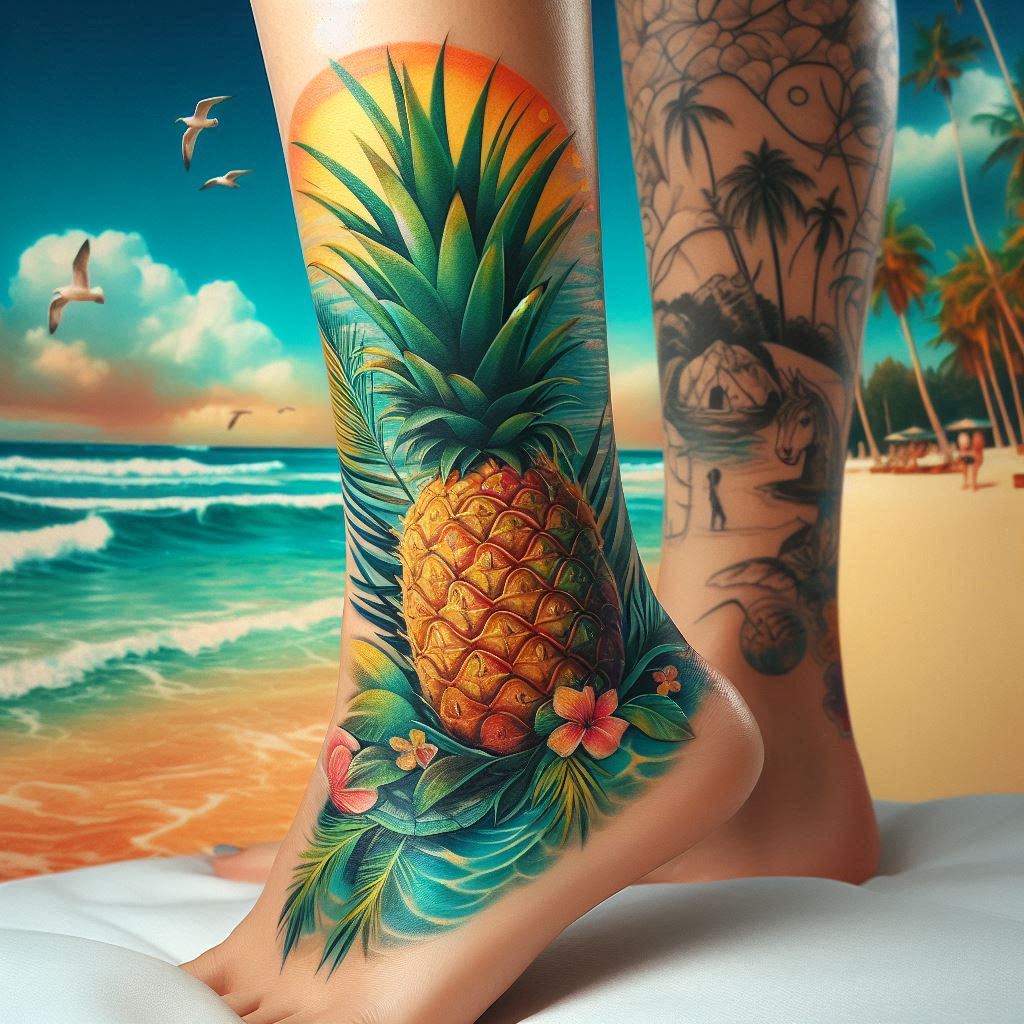 Pineapple Tattoo 16