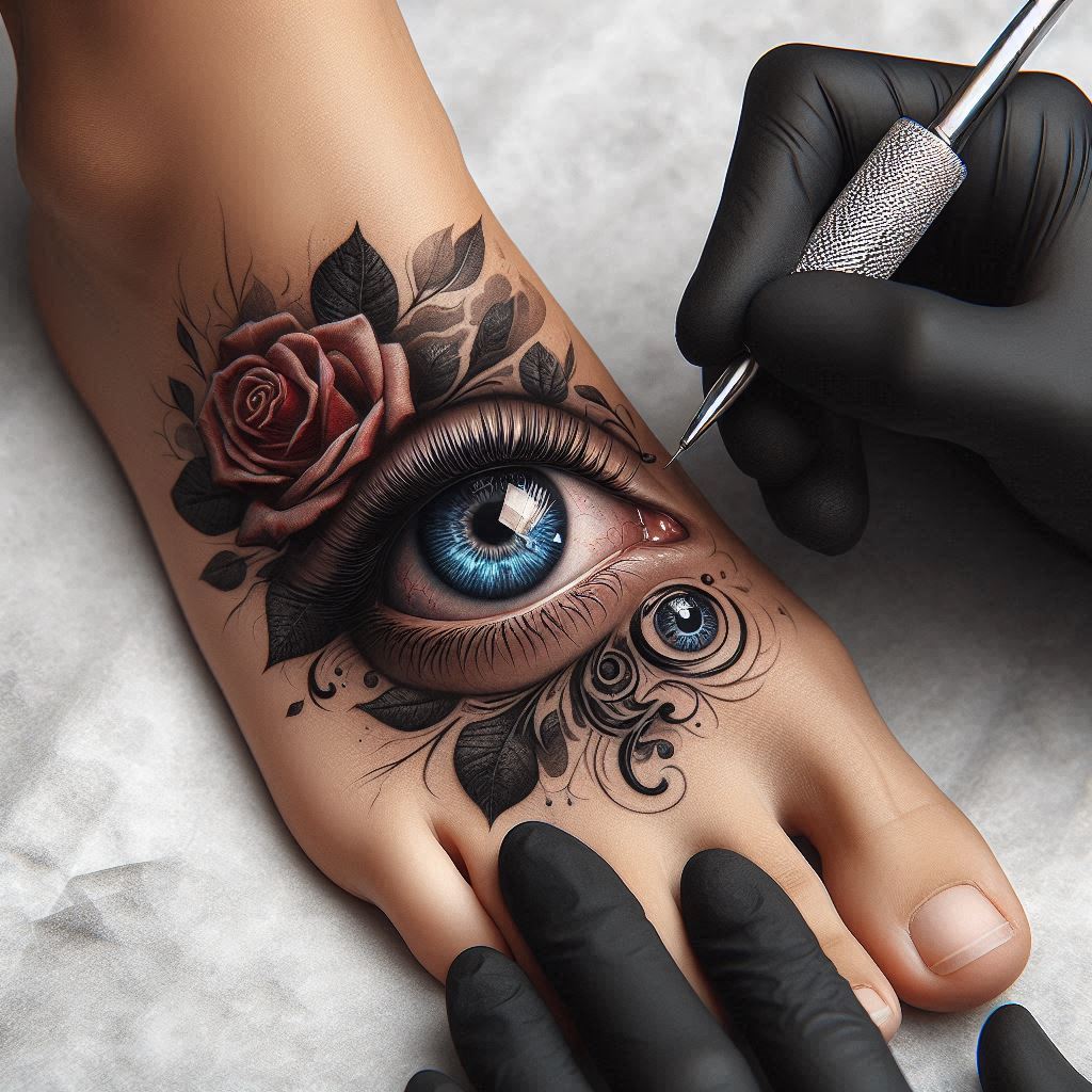 Realistic Eye Tattoo 1