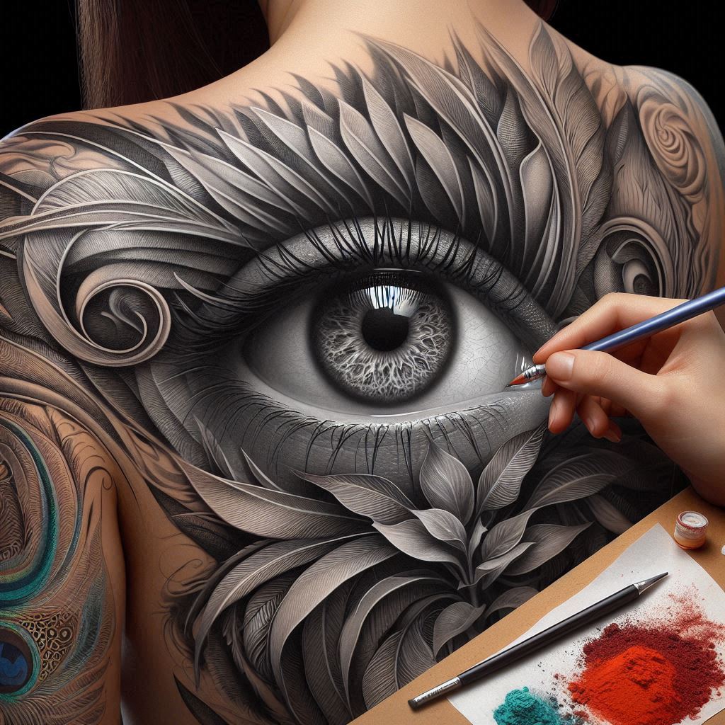 Realistic Eye Tattoo 11