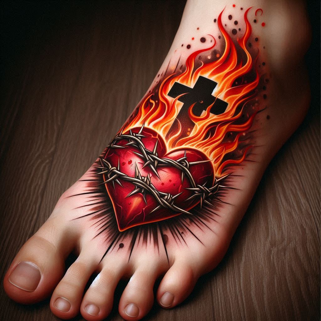 Sacred Heart Tattoo 18