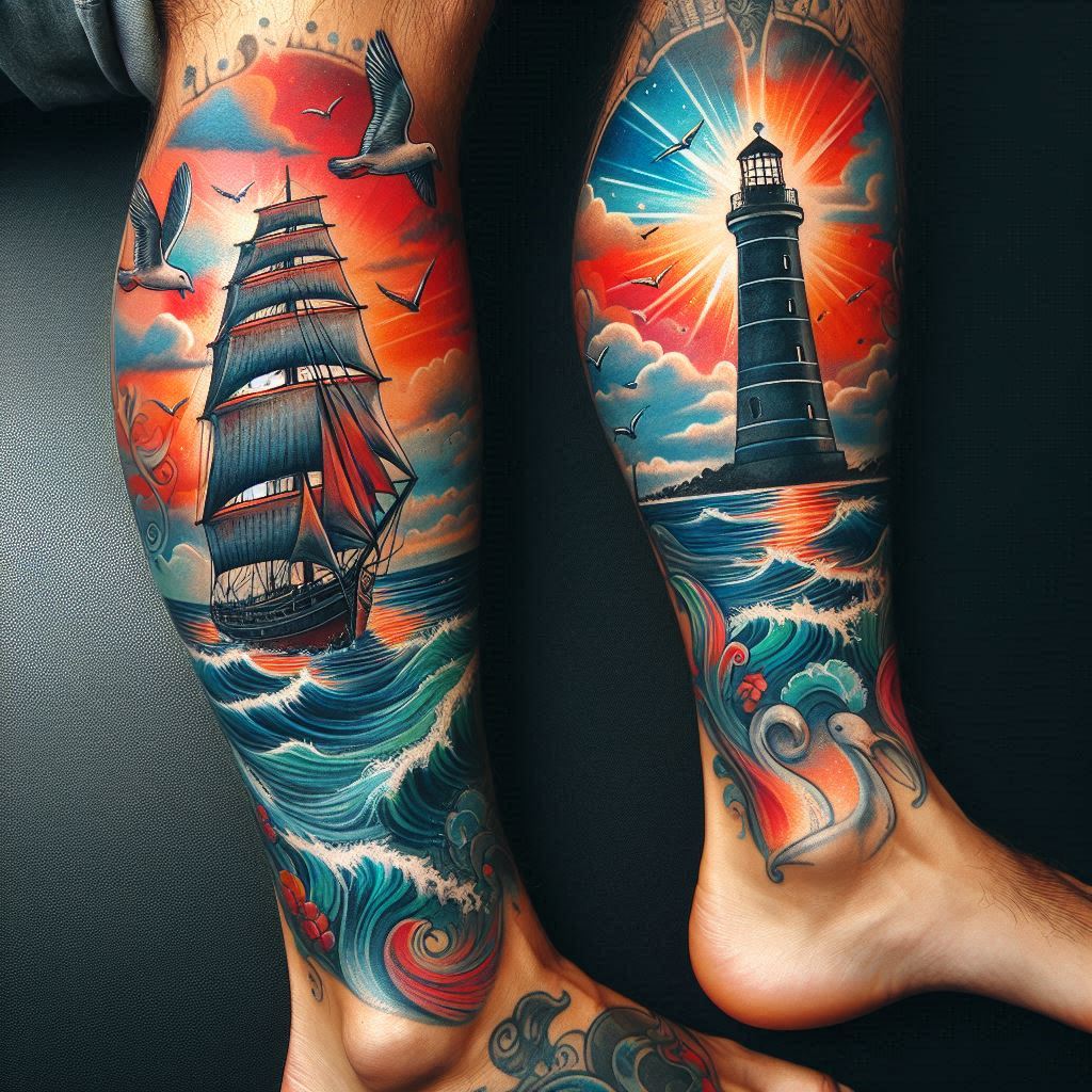 Sailboat Tattoo 14