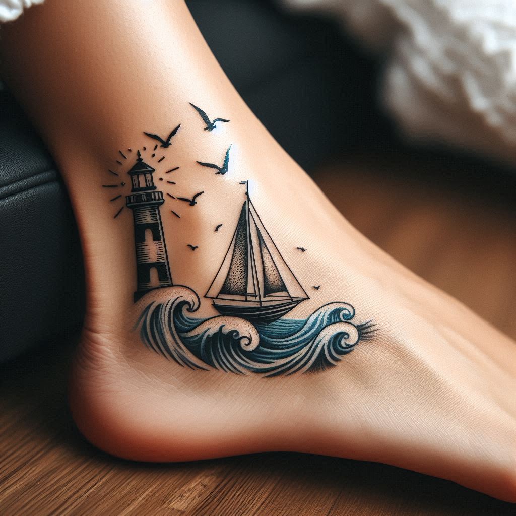 Sailboat Tattoo 16