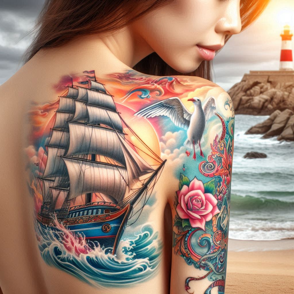 Sailboat Tattoo 6