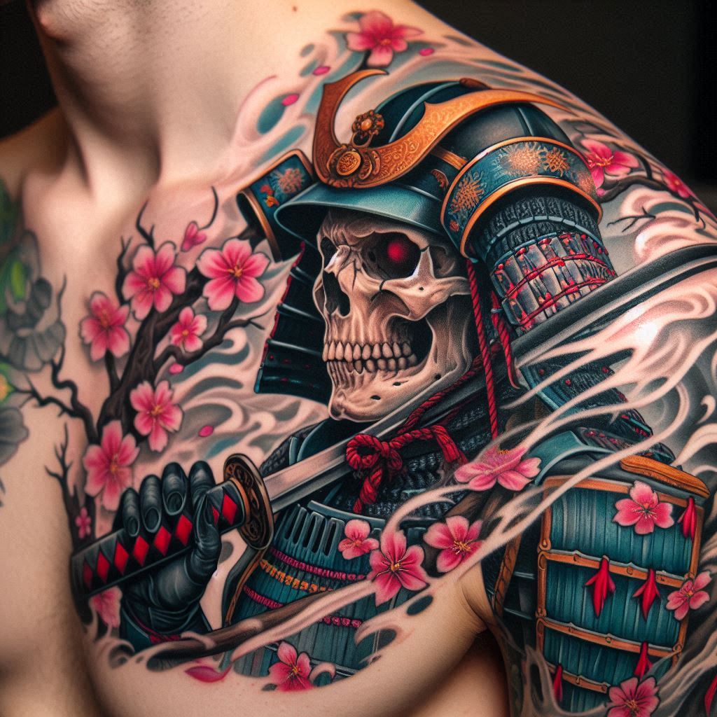 Shinigami Samurai Tattoo 6