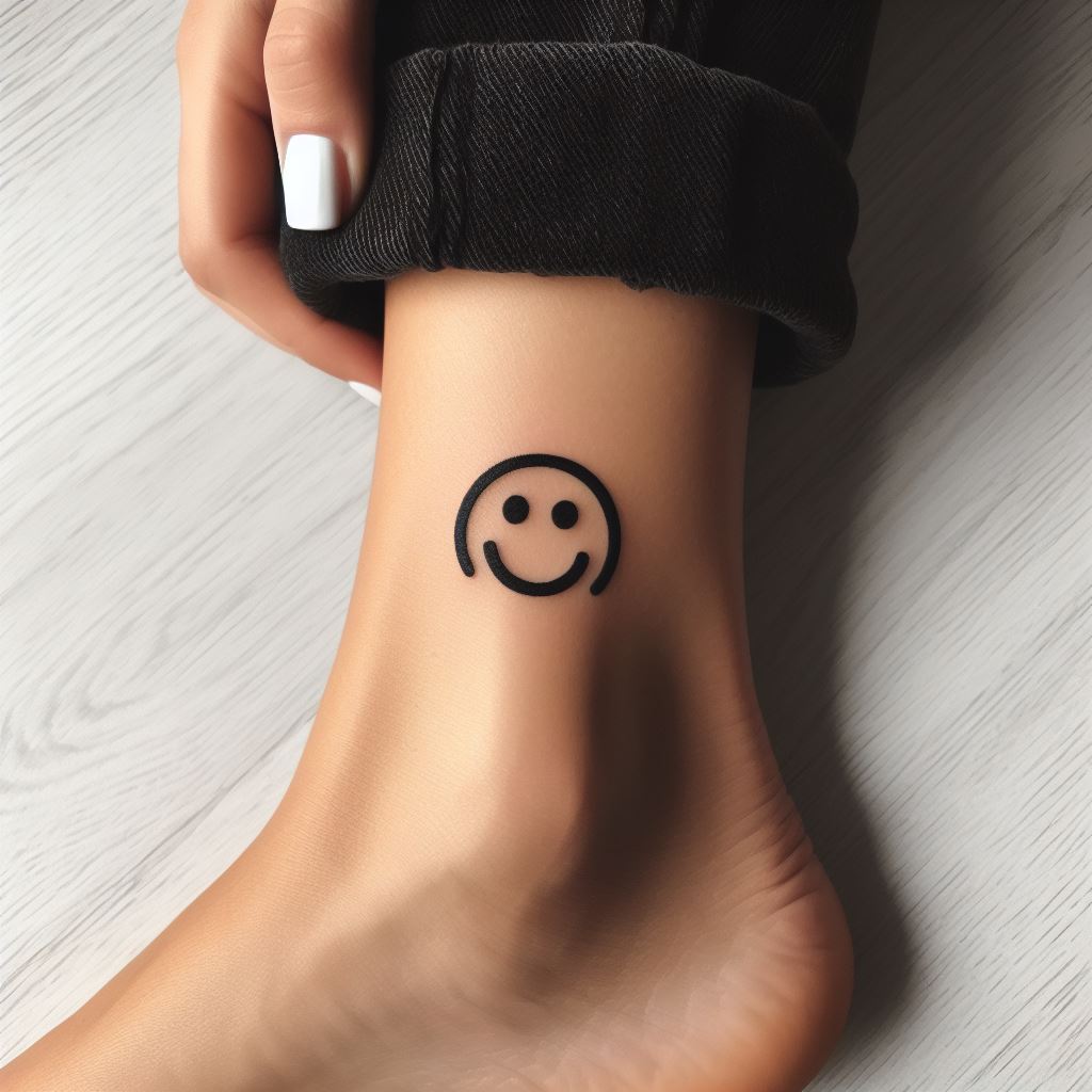 Smiley Face Tattoo 15