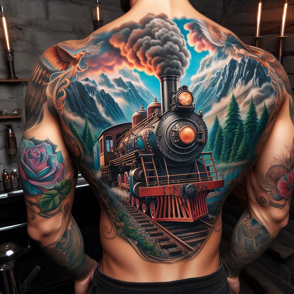 Train Tattoo 10