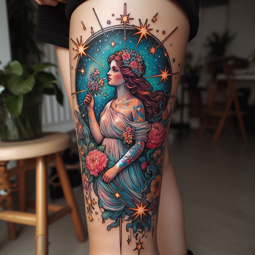 Virgo Tattoo 14