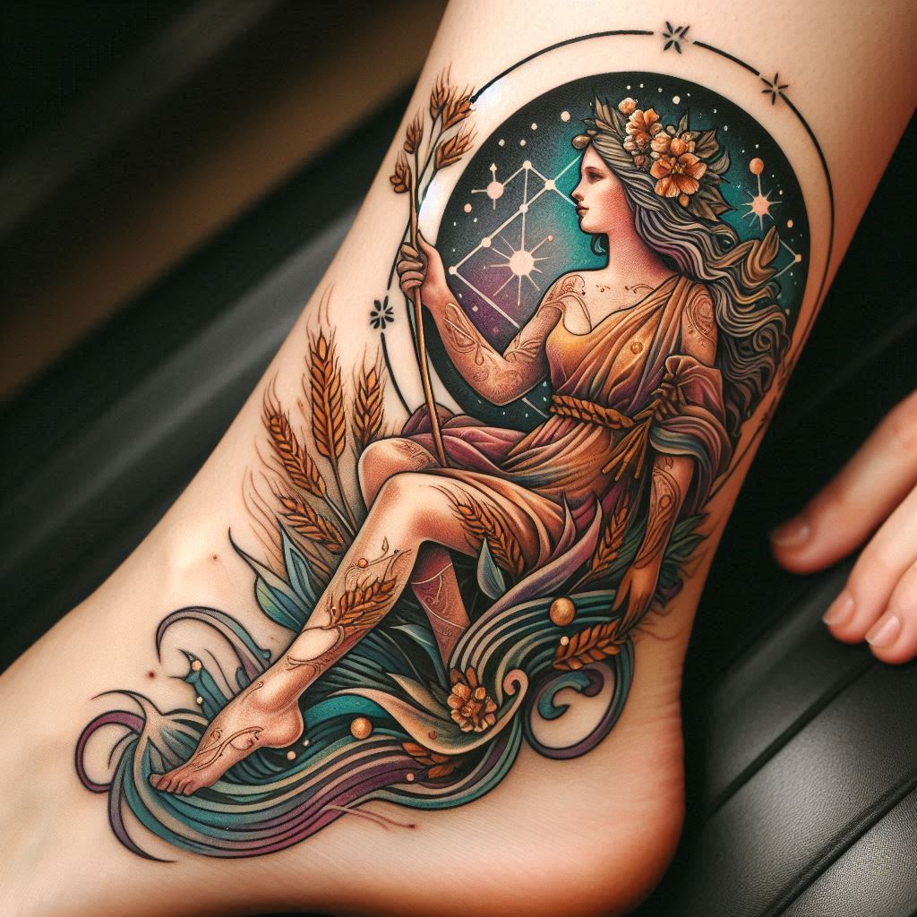 Virgo Tattoo 16