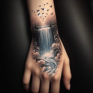 Waterfall Tattoo 2