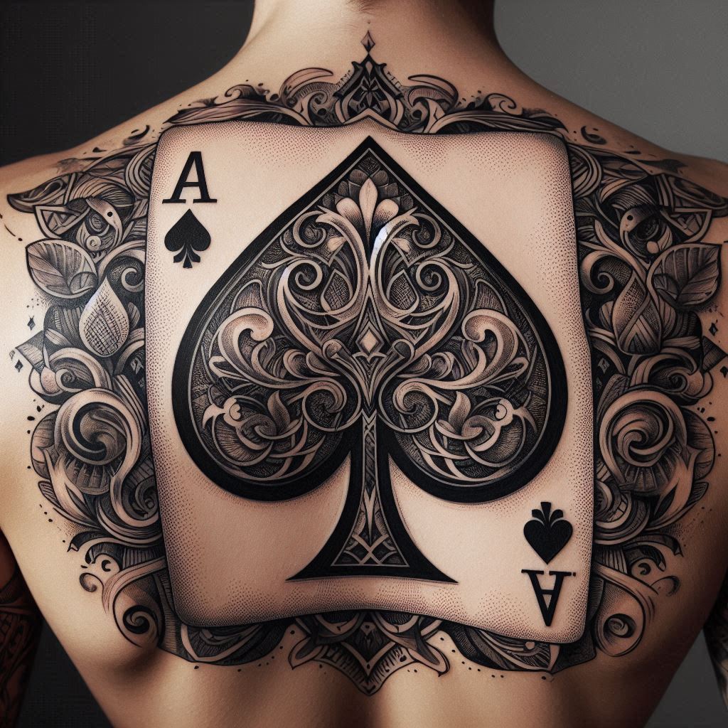 Ace of Spade Tattoo 9