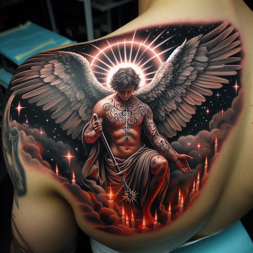 Biblically Accurate Angel Tattoo 5