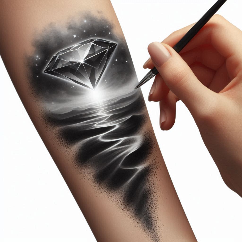 Black Diamond Tattoo 4