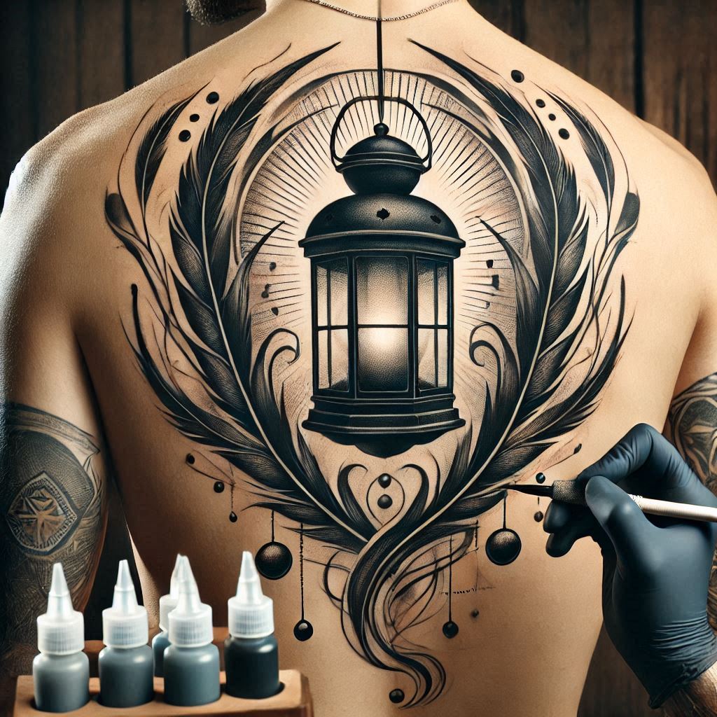 Black Lantern Tattoo 10