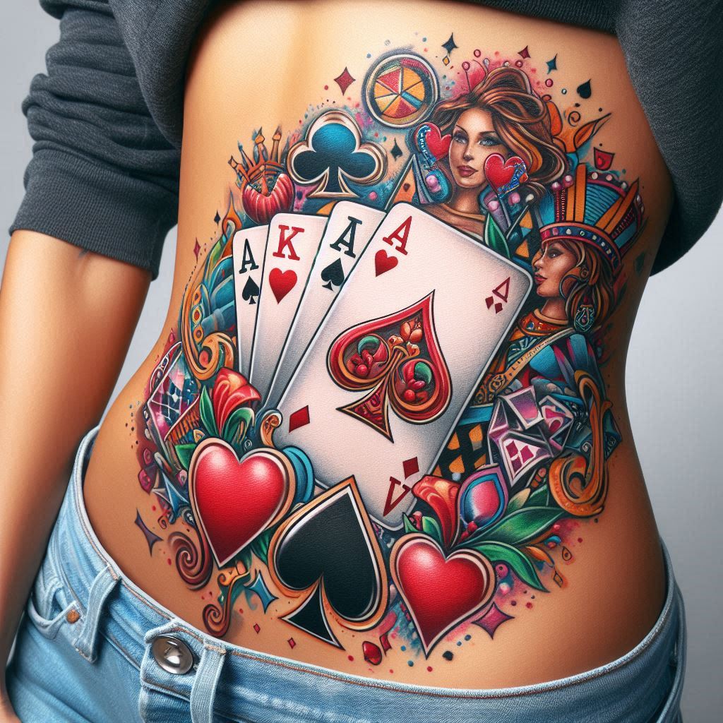 Cards Tattoo 11