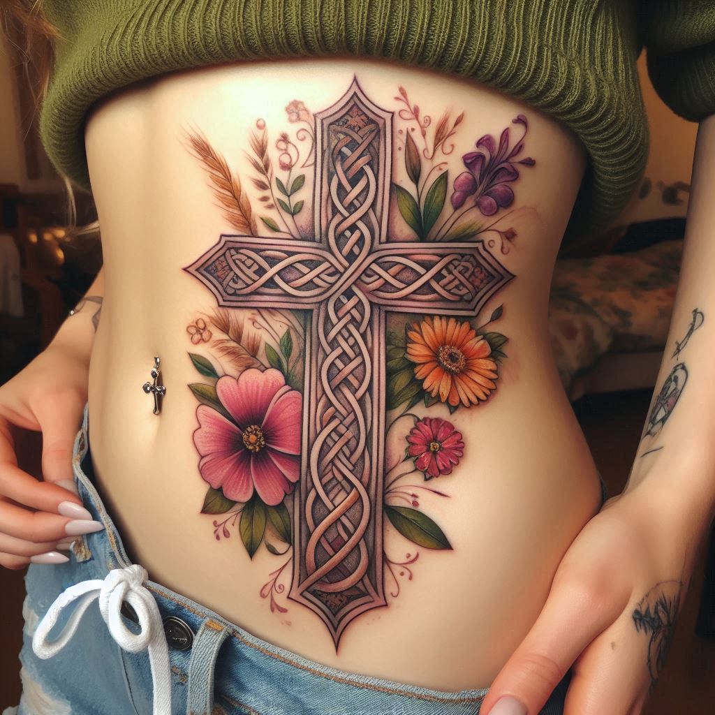 Celtic Cross Tattoo 11