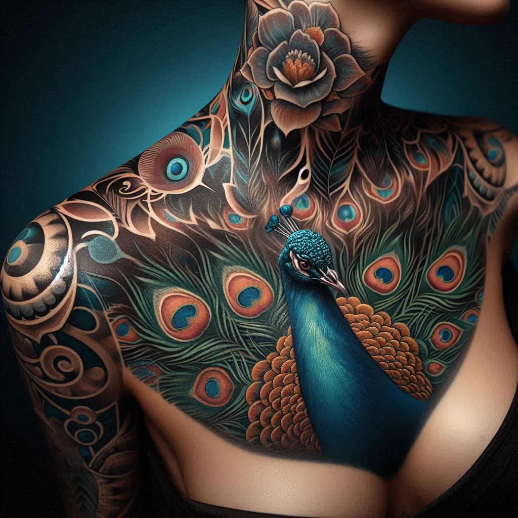 Chest Tattoo 11