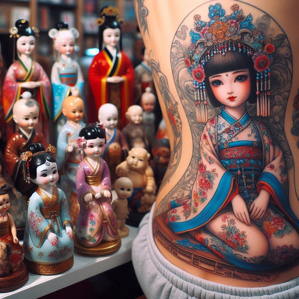 China Doll Tattoo 12